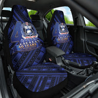 Toa Samoa 40th Anniversary Car Seat Cover Royal Blue Tribal LT9 One Size Blue - Polynesian Pride