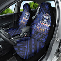 Toa Samoa 40th Anniversary Car Seat Cover Royal Blue Tribal LT9 - Polynesian Pride