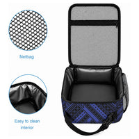 Toa Samoa 40th Anniversary Lunch Bag Royal Blue Tribal LT9 - Polynesian Pride