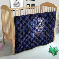 Toa Samoa 40th Anniversary Quilt Royal Blue Tribal LT9 - Polynesian Pride