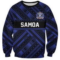 Toa Samoa 40th Anniversary Sweatshirt Royal Blue Tribal LT9 Unisex Blue - Polynesian Pride