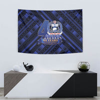 Toa Samoa 40th Anniversary Tapestry Royal Blue Tribal LT9 - Polynesian Pride