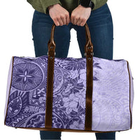 Polynesia Travel Bag Hibiscus Hawaiian Tribal Tattoo Retro Violet - Polynesian Pride