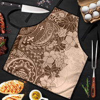Polynesia Apron Hibiscus Hawaiian Tribal Tattoo Retro Pink Pastel - Polynesian Pride