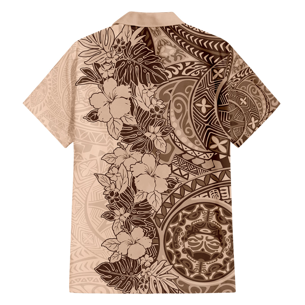 Polynesia Family Matching Long Sleeve Bodycon Dress and Hawaiian Shirt Hibiscus and Hawaiian Tribal Tattoo Retro Style Pink Pastel LT9 - Polynesian Pride
