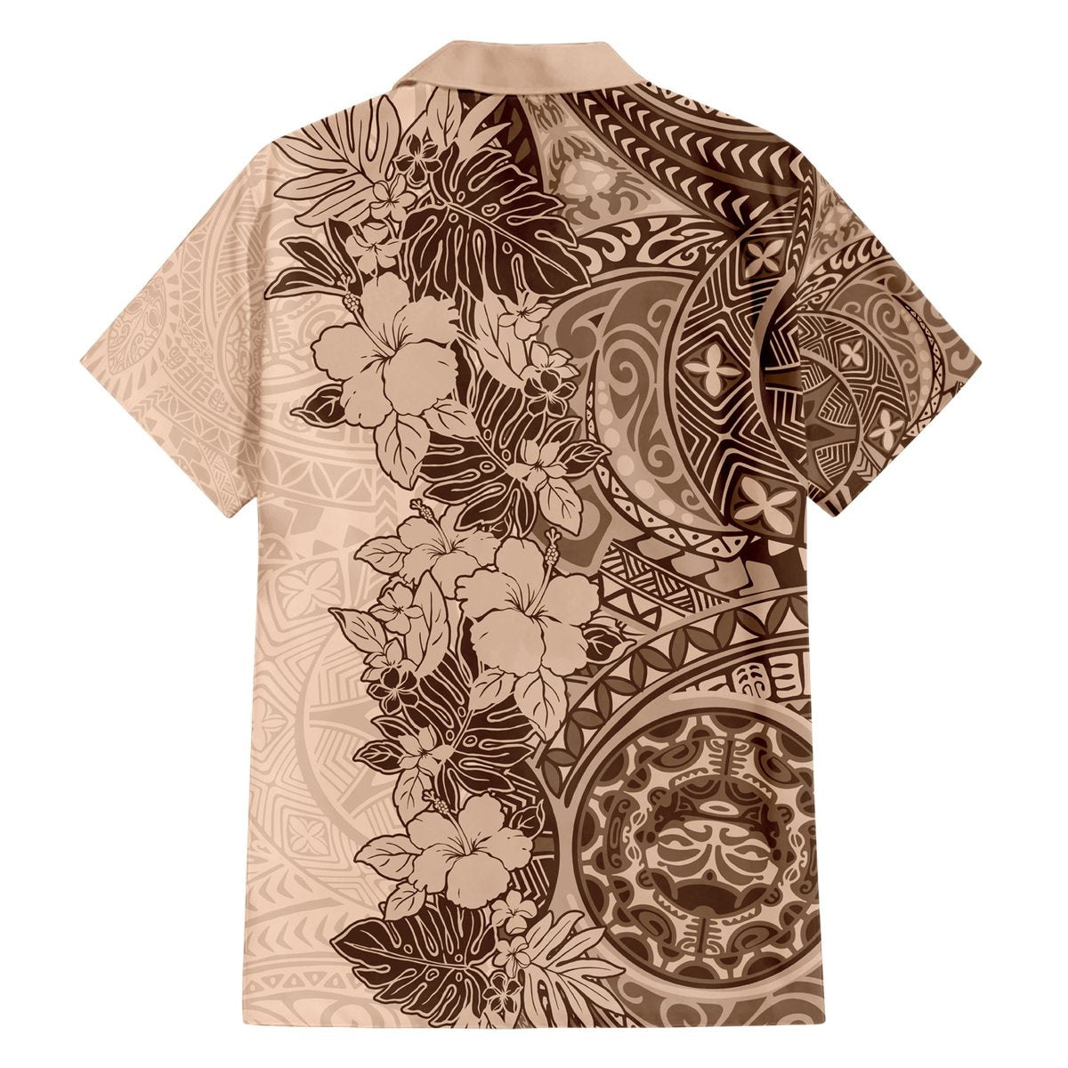 Polynesia Hawaiian Shirt Hibiscus and Hawaiian Tribal Tattoo Retro Style Pink Pastel LT9 - Polynesian Pride