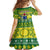 Cook Islands Christmas Family Matching Off Shoulder Maxi Dress and Hawaiian Shirt Santa Beach Meri Kiritimiti LT9 - Polynesian Pride