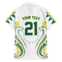 Custom Rugby Cook Islands Avaiki Family Matching Mermaid Dress and Hawaiian Shirt White Kuki Airani Tribal Maori Inspired LT9 - Polynesian Pride