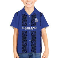 Custom Oceania Football NZ Auckland Hawaiian Shirt Maori Tribal Pattern