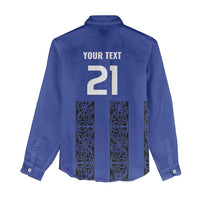 Custom Oceania Football NZ Auckland Women Casual Shirt Maori Tribal Pattern