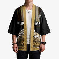 Custom Oceania Football NZ South Island Kimono Minimal Mount Cook Silhouette LT9 - Polynesian Pride