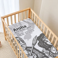 Aroha Maori Language Baby Bed Cover Te Reo Maori Inspired Art LT9 - Polynesian Pride
