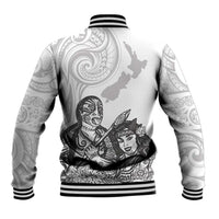 Aroha Maori Language Baseball Jacket Te Reo Maori Inspired Art