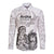 Aroha Maori Language Long Sleeve Button Shirt Te Reo Maori Inspired Art