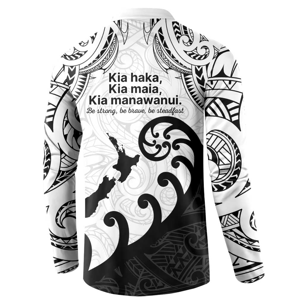 Kia Haka Maori language Button Sweatshirt Te Reo Maori Inspired Art