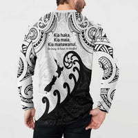 Kia Haka Maori language Button Sweatshirt Te Reo Maori Inspired Art