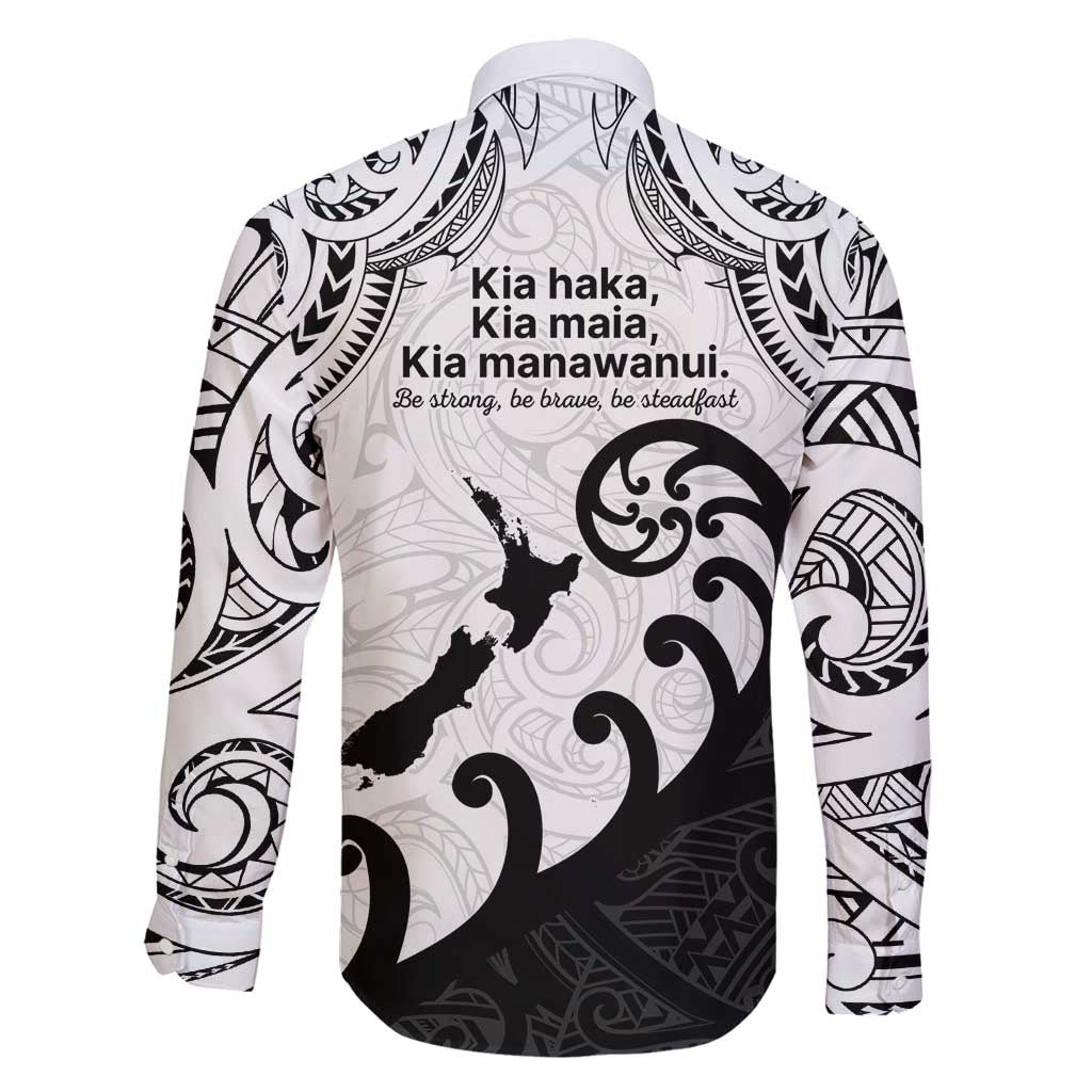 Kia Haka Maori language Family Matching Mermaid Dress and Hawaiian Shirt Te Reo Maori Inspired Art LT9 - Polynesian Pride
