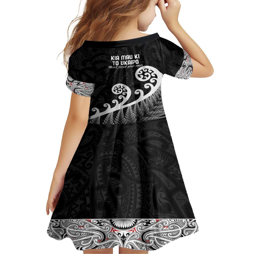 Kia Mau Ki To Ukaipo Family Matching Off Shoulder Maxi Dress and Hawaiian Shirt Te Reo Maori Koru Fern Art LT9 - Polynesian Pride