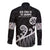 Kia Mau Ki To Ukaipo Long Sleeve Button Shirt Te Reo Maori Koru Fern Art