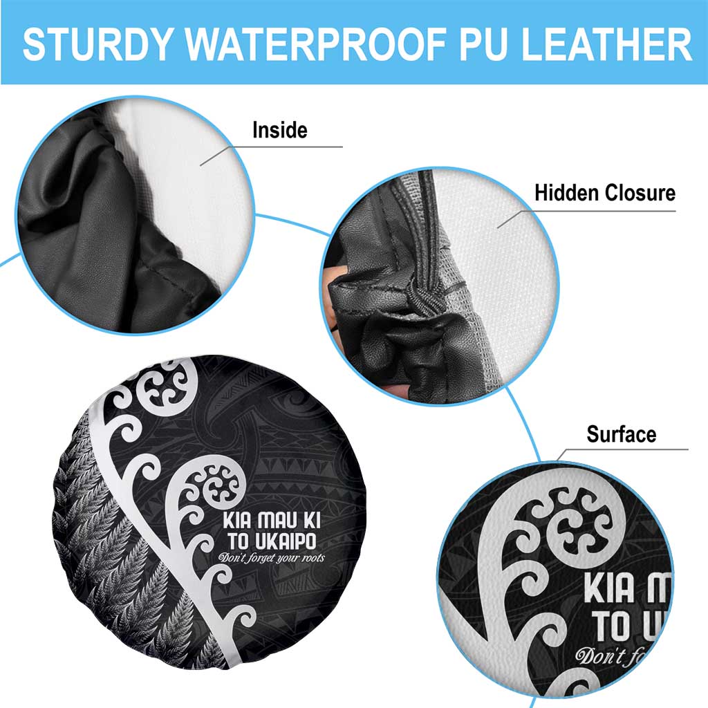 Kia Mau Ki To Ukaipo Spare Tire Cover Te Reo Maori Koru Fern Art