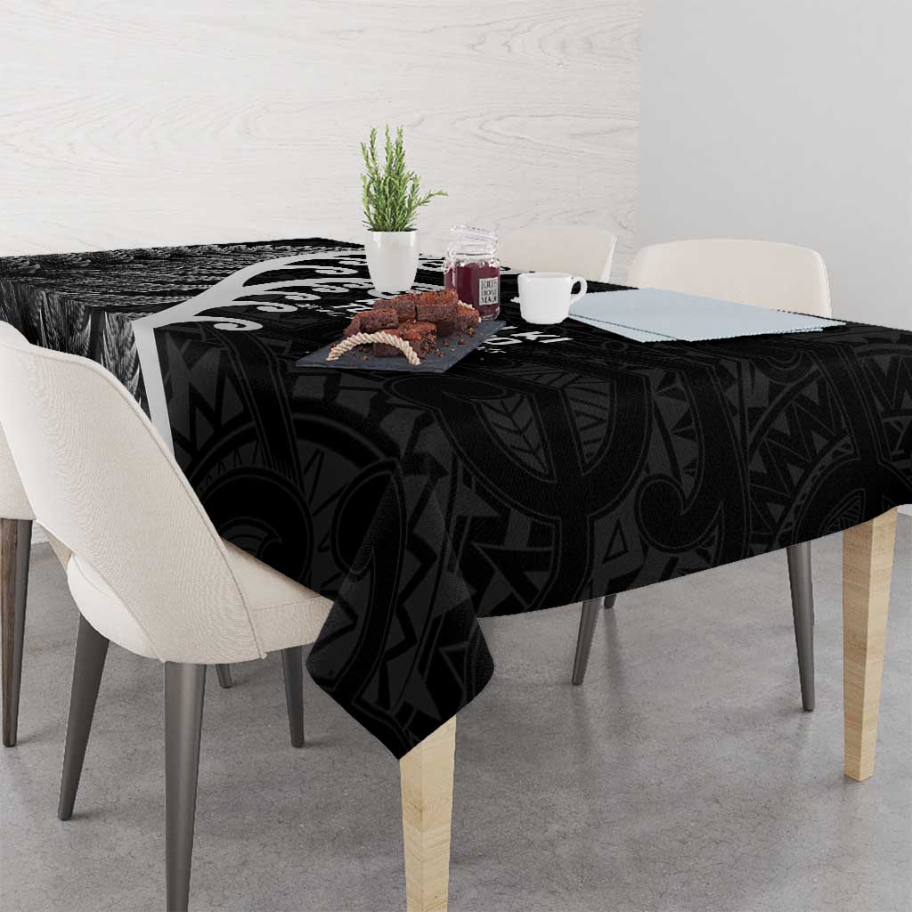 Kia Mau Ki To Ukaipo Tablecloth Te Reo Maori Koru Fern Art
