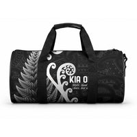 Kia Ora Maori Language Duffle Bag Te Reo Maori Koru Fern Art LT9 One size Black - Polynesian Pride