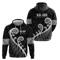 Kia Ora Maori Language Hoodie Te Reo Maori Koru Fern Art LT9 - Polynesian Pride