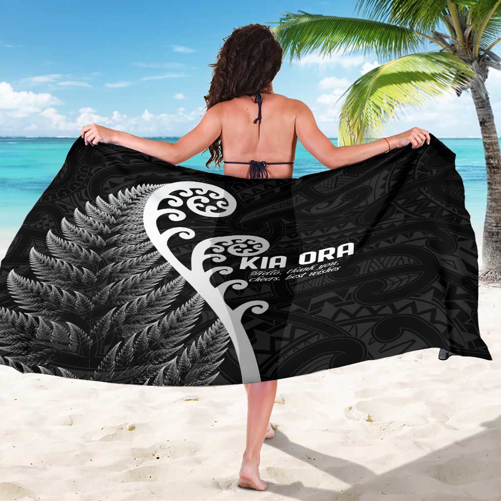 Kia Ora Maori Language Sarong Te Reo Maori Koru Fern Art LT9 - Polynesian Pride