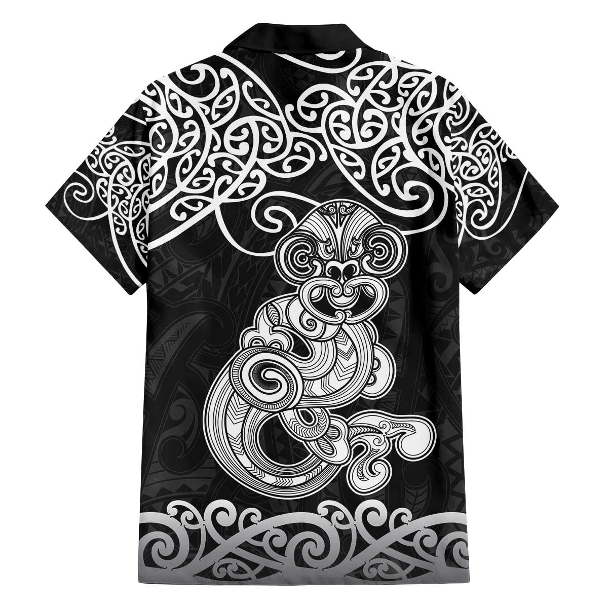 Te Reo Maori Tiki Inspired Art Family Matching Off The Shoulder Long Sleeve Dress and Hawaiian Shirt LT9 - Polynesian Pride