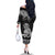 Te Reo Maori Tiki Inspired Art Family Matching Off The Shoulder Long Sleeve Dress and Hawaiian Shirt