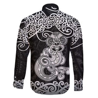 Te Reo Maori Tiki Inspired Art Family Matching Short Sleeve Bodycon Dress and Hawaiian Shirt LT9 - Polynesian Pride