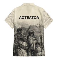 Whanau Maori Language Family Matching Mermaid Dress and Hawaiian Shirt Te Reo Maori Inspired Art LT9 - Polynesian Pride