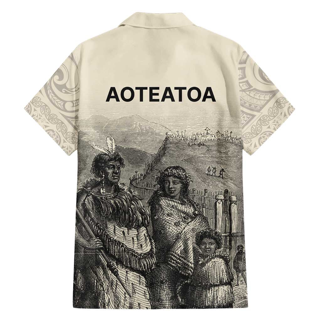 Whanau Maori Language Family Matching Tank Maxi Dress and Hawaiian Shirt Te Reo Maori Inspired Art LT9 - Polynesian Pride