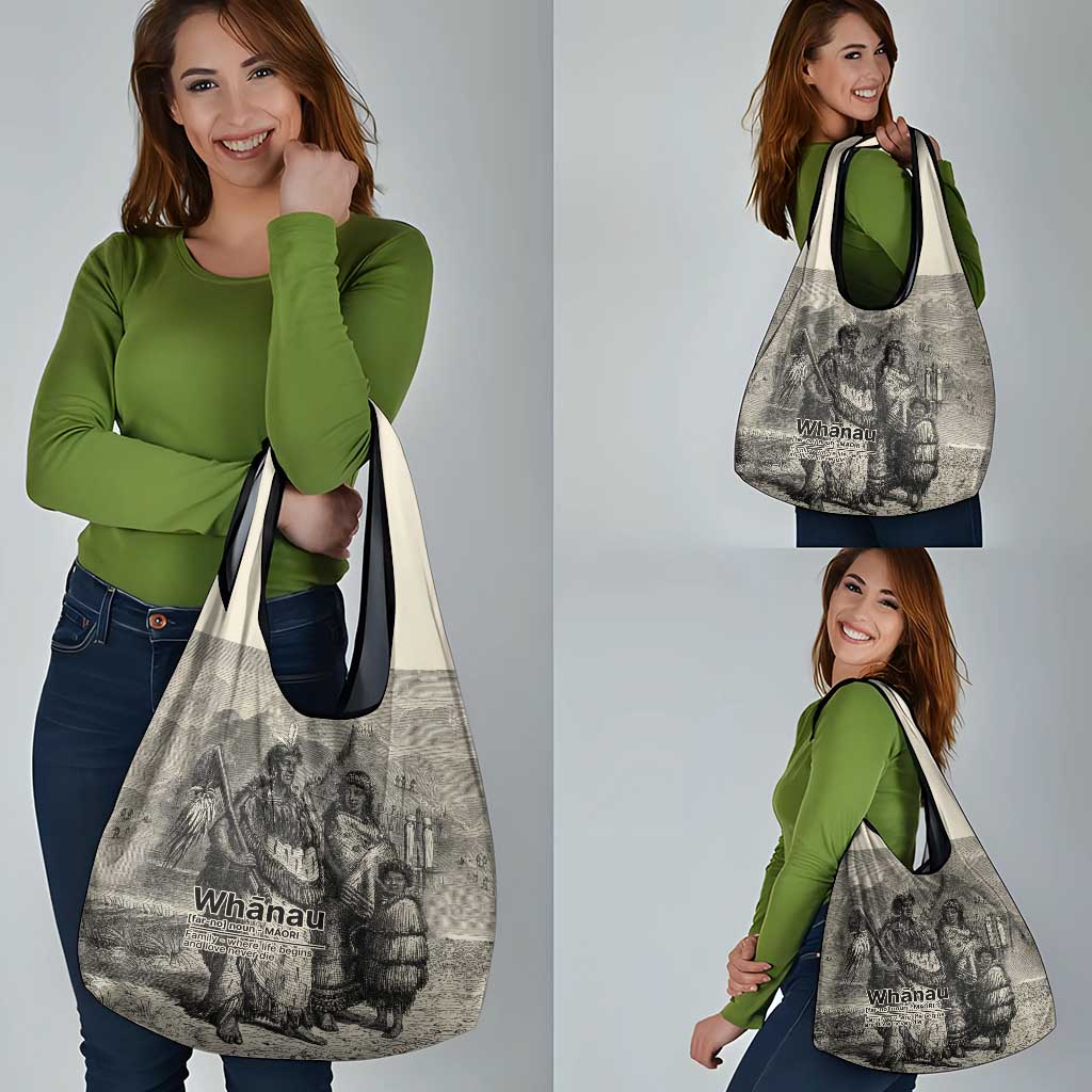 Whanau Maori Language Grocery Bag Te Reo Maori Inspired Art