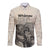 Whanau Maori Language Long Sleeve Button Shirt Te Reo Maori Inspired Art