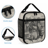 Whanau Maori Language Lunch Bag Te Reo Maori Inspired Art LT9 - Polynesian Pride