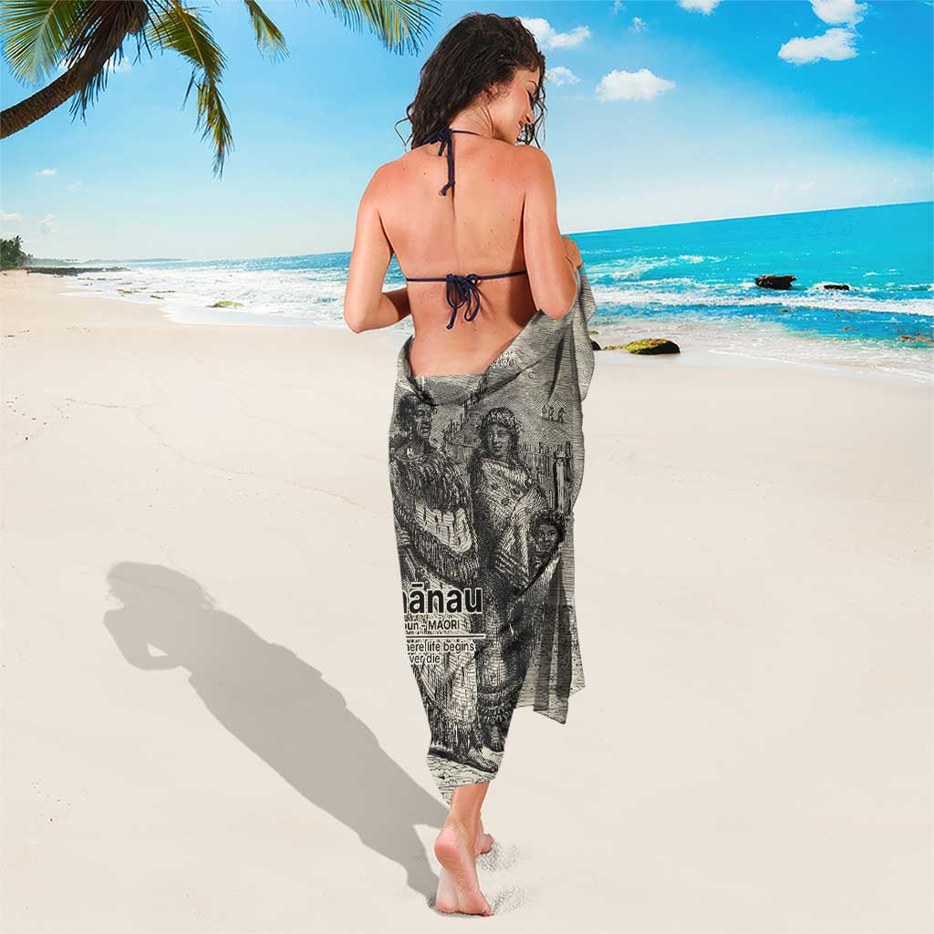 Whanau Maori Language Sarong Te Reo Maori Inspired Art