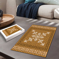 Hawaiian Quilt Block Design Puzzle Gold Hawaii Culture Motifs LT9 - Polynesian Pride