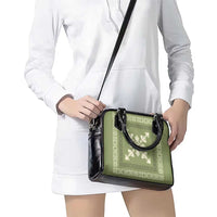 Hawaiian Quilt Block Design Shoulder Handbag Lime Hawaii Culture Motifs LT9 - Polynesian Pride