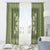 Hawaiian Quilt Block Design Window Curtain Lime Hawaii Culture Motifs - Polynesian Pride