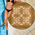Hawaiian Quilt Pattern Beach Blanket Gold Hawaii Culture Tropical - Polynesian Pride
