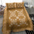 Hawaiian Quilt Pattern Bedding Set Gold Hawaii Culture Tropical - Polynesian Pride