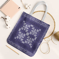 Hawaiian Quilt Pattern Tote Bag Purple Hawaii Culture Tropical - Polynesian Pride