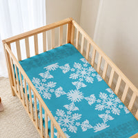 Hawaiian Quilt Pattern Baby Bed Cover Teal Hawaii Culture Tropical LT9 - Polynesian Pride
