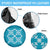 Hawaiian Quilt Pattern Spare Tire Cover Teal Hawaii Culture Tropical - Polynesian Pride