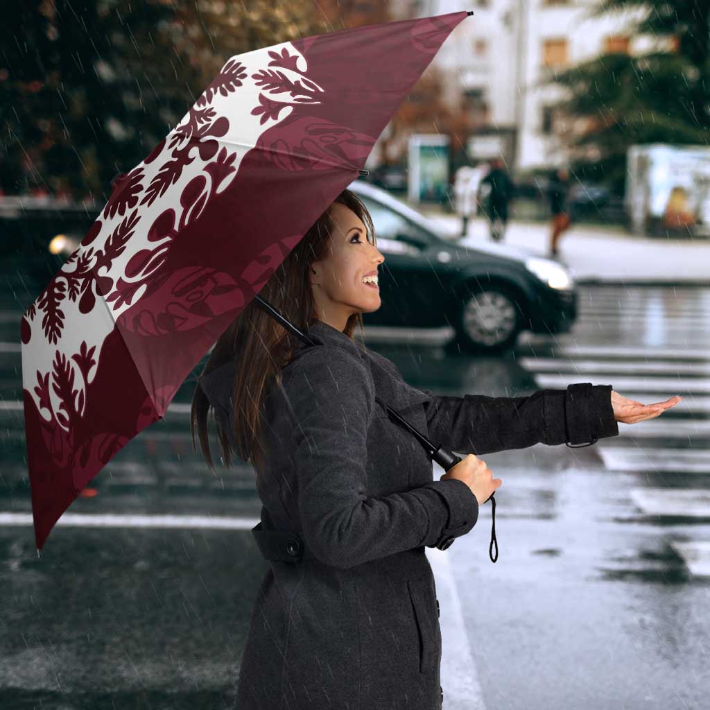Palm Leaf Quilt Pattern Umbrella Hawaii Culture Floral - Polynesian Pride