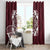 Palm Leaf Quilt Pattern Window Curtain Hawaii Culture Floral - Polynesian Pride