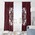 Palm Leaf Quilt Pattern Window Curtain Hawaii Culture Floral - Polynesian Pride