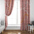 Pink Tropical Floral Palaka Window Curtain Hawaiian Quilt Pattern - Polynesian Pride