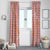 Pink Tropical Floral Palaka Window Curtain Hawaiian Quilt Pattern - Polynesian Pride